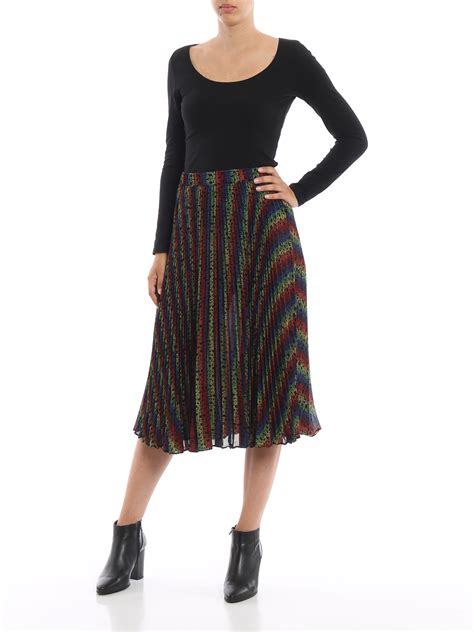 michael kors rainbow skirt pleated